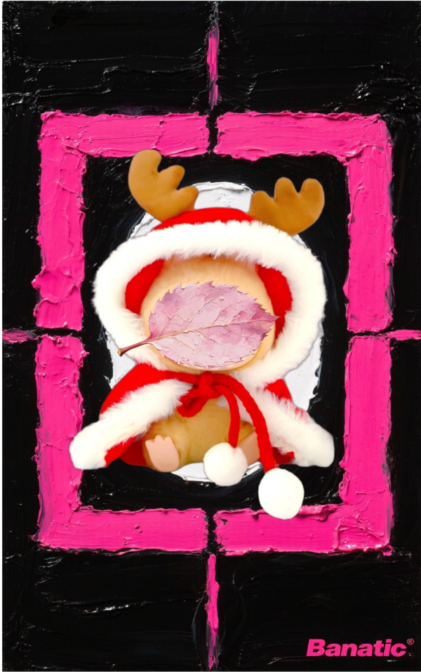 【Christmas Limited】Labubu Plush Cloak Christmas Baby Costume Set (Hat + Cape) - Image 1
